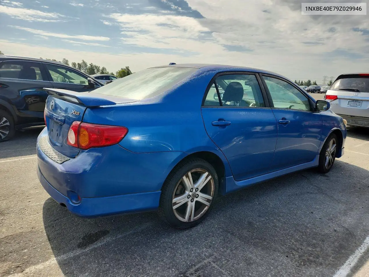 2009 Toyota Corolla Xrs VIN: 1NXBE40E79Z029946 Lot: 62158456
