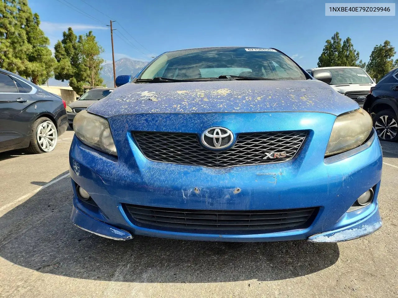 2009 Toyota Corolla Xrs VIN: 1NXBE40E79Z029946 Lot: 62158456