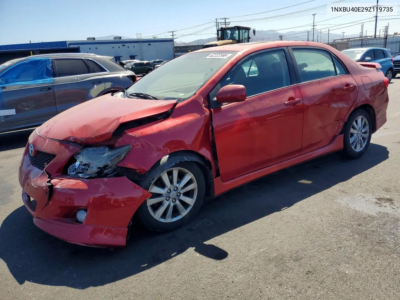 2009 Toyota Corolla S VIN: 1NXBU40E29Z119735 Lot: 62222596