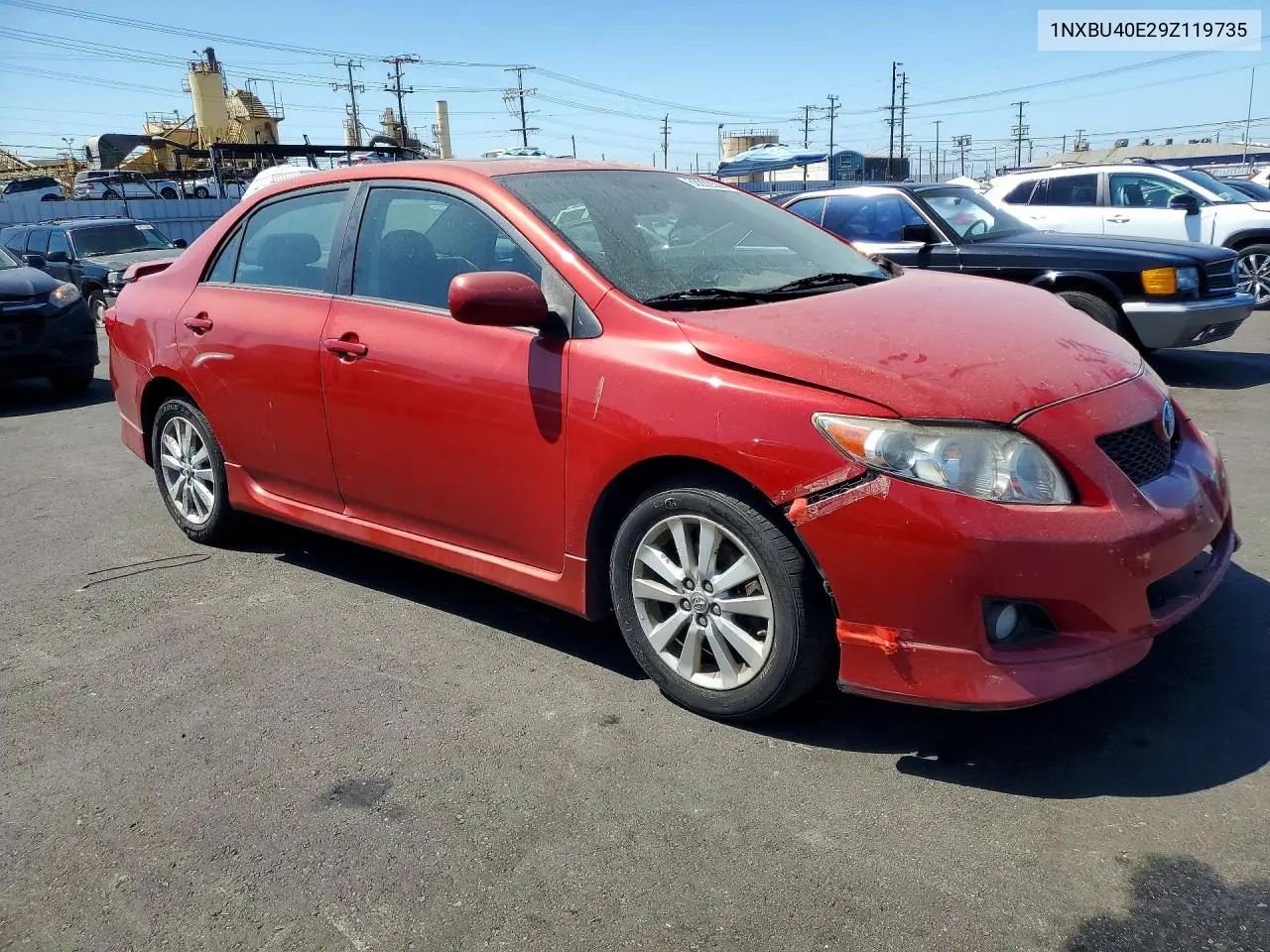 2009 Toyota Corolla S VIN: 1NXBU40E29Z119735 Lot: 62222596