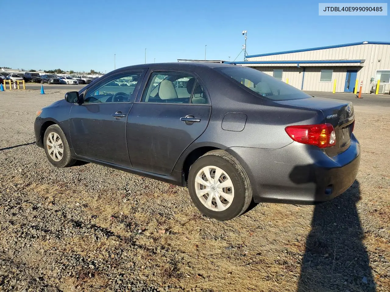 2009 Toyota Corolla Le VIN: JTDBL40E999090485 Lot: 62257126
