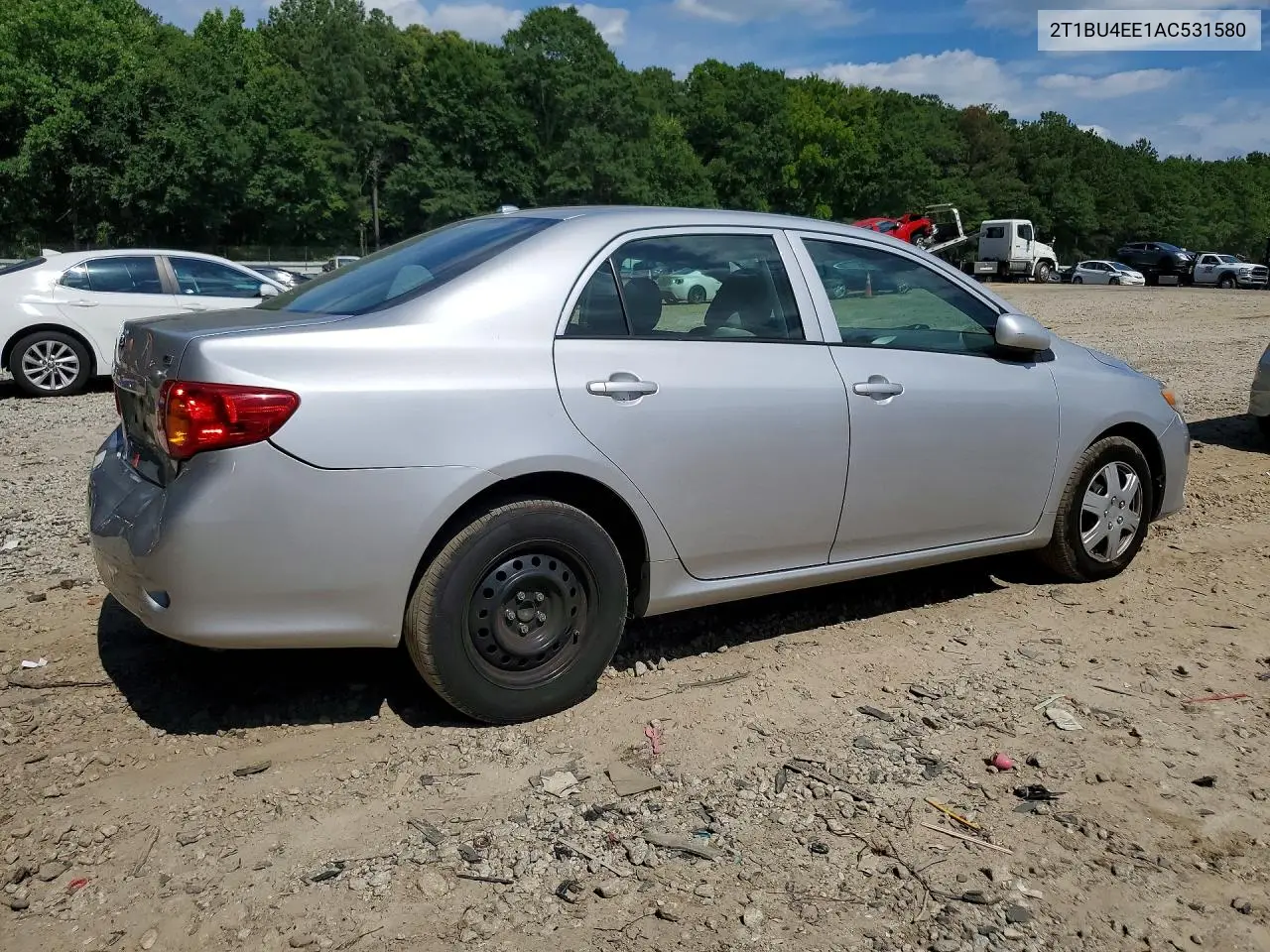 2010 Toyota Corolla Le VIN: 2T1BU4EE1AC531580 Lot: 58396926