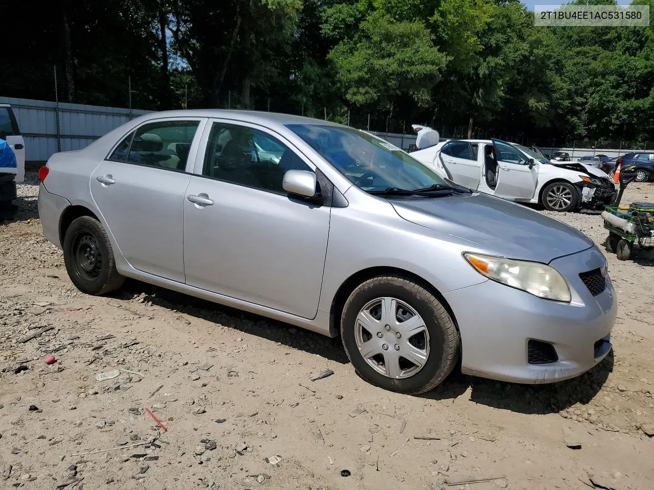2010 Toyota Corolla Le VIN: 2T1BU4EE1AC531580 Lot: 58396926
