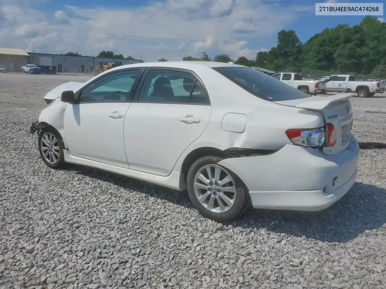 2010 Toyota Corolla Base VIN: 2T1BU4EE9AC474268 Lot: 58627766