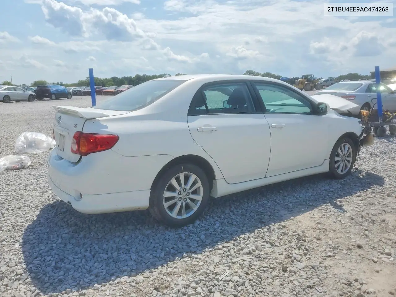 2010 Toyota Corolla Base VIN: 2T1BU4EE9AC474268 Lot: 58627766