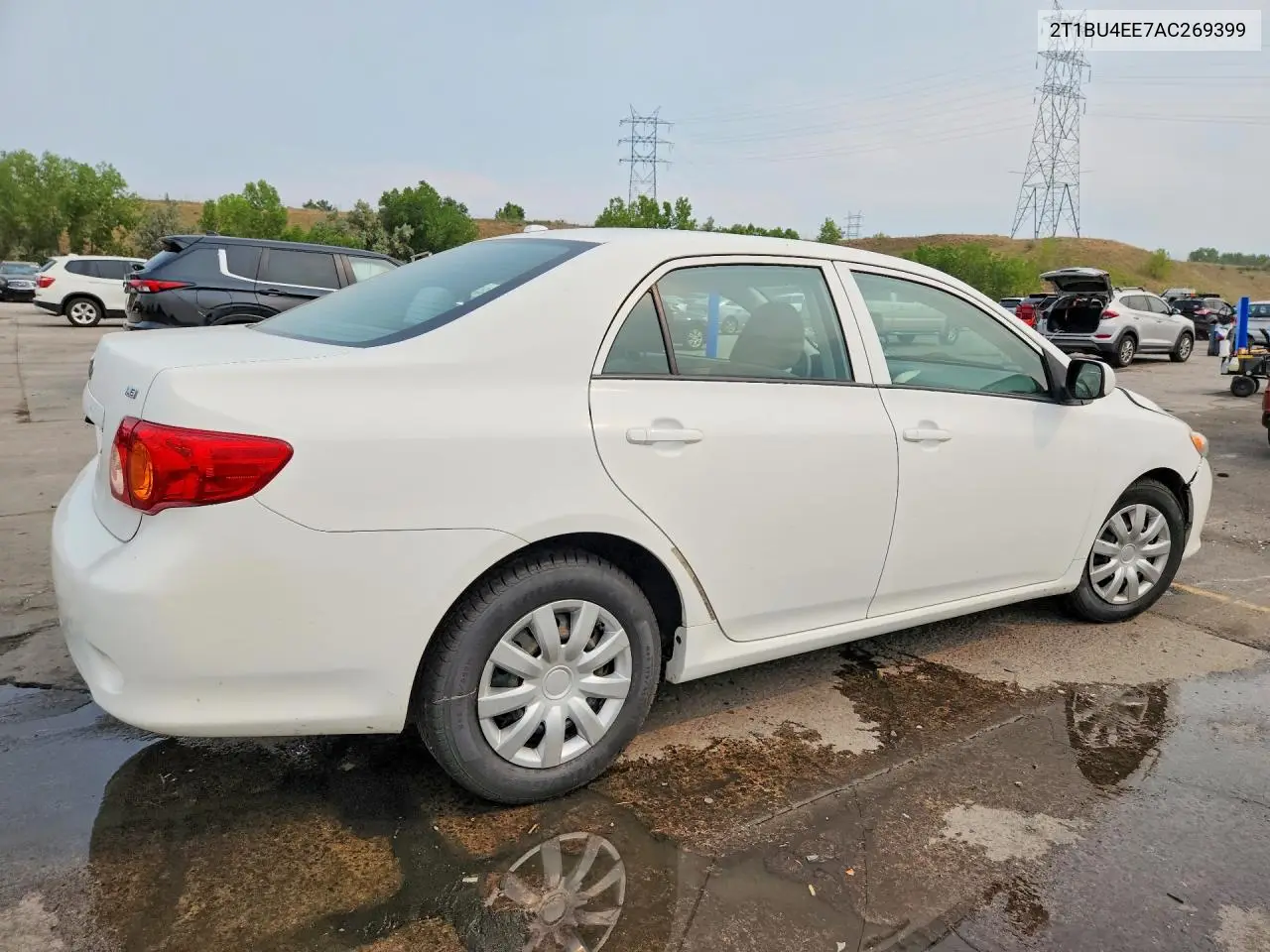2010 Toyota Corolla Le VIN: 2T1BU4EE7AC269399 Lot: 58801906