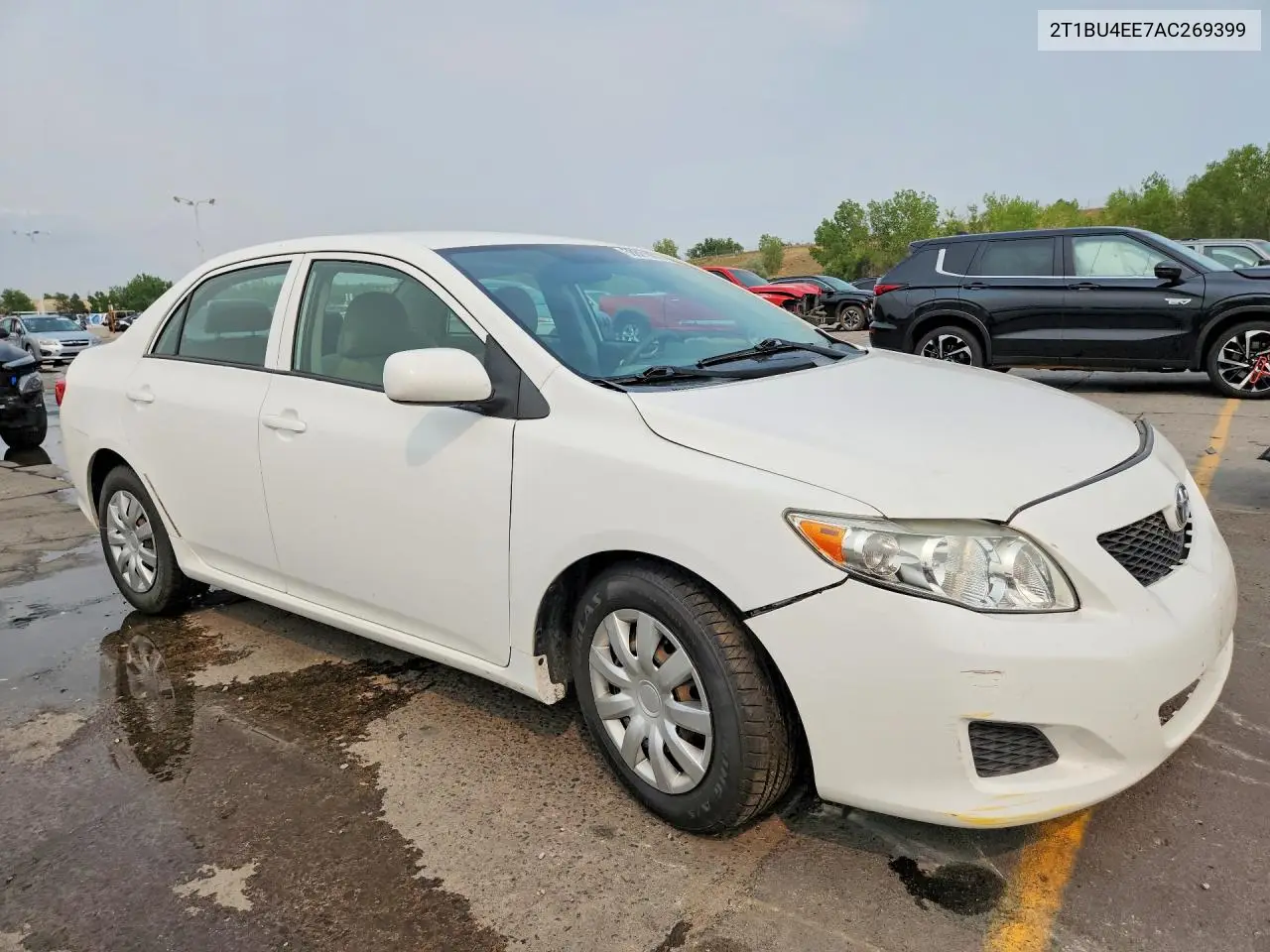 2010 Toyota Corolla Le VIN: 2T1BU4EE7AC269399 Lot: 58801906