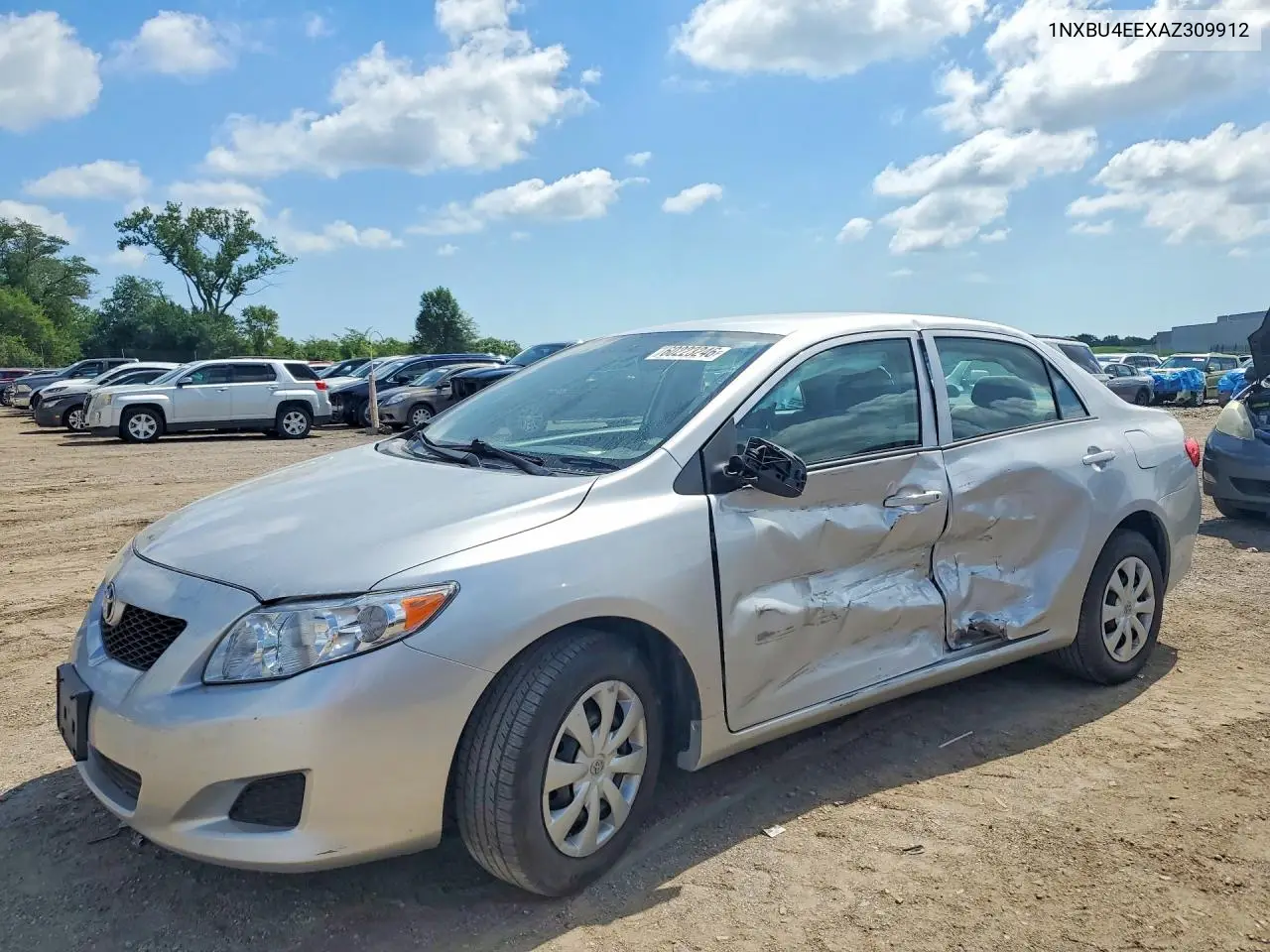 2010 Toyota Corolla Le VIN: 1NXBU4EEXAZ309912 Lot: 60223246