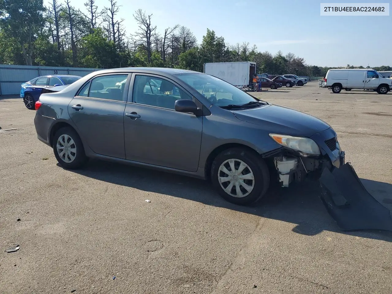 2010 Toyota Corolla Le VIN: 2T1BU4EE8AC224682 Lot: 60818756
