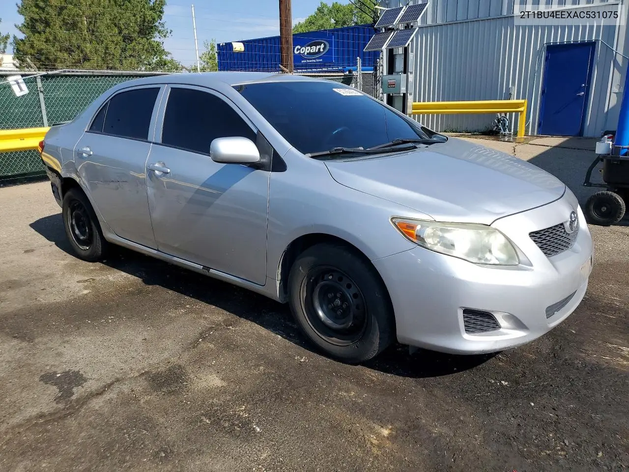 2010 Toyota Corolla Le VIN: 2T1BU4EEXAC531075 Lot: 61335026