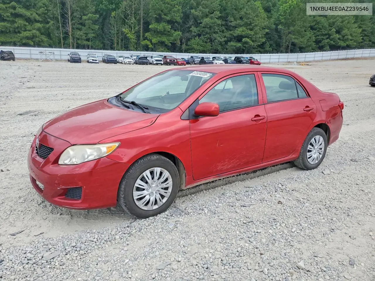 2010 Toyota Corolla Le VIN: 1NXBU4EE0AZ239546 Lot: 61634006