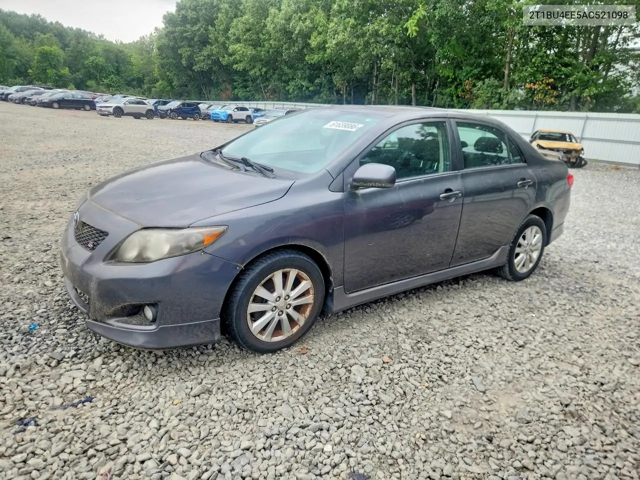 2010 Toyota Corolla S VIN: 2T1BU4EE5AC521098 Lot: 61639086