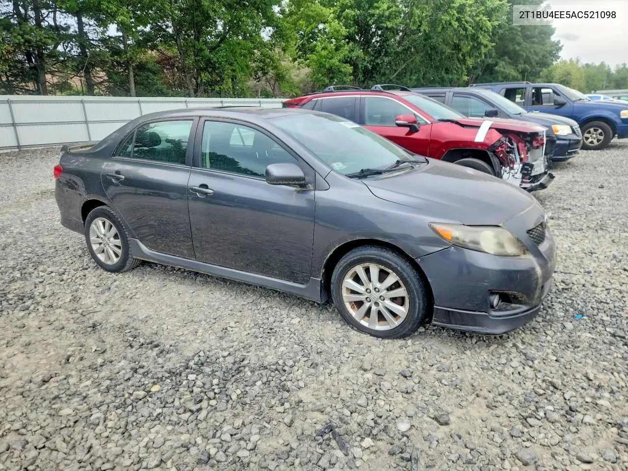2010 Toyota Corolla S VIN: 2T1BU4EE5AC521098 Lot: 61639086