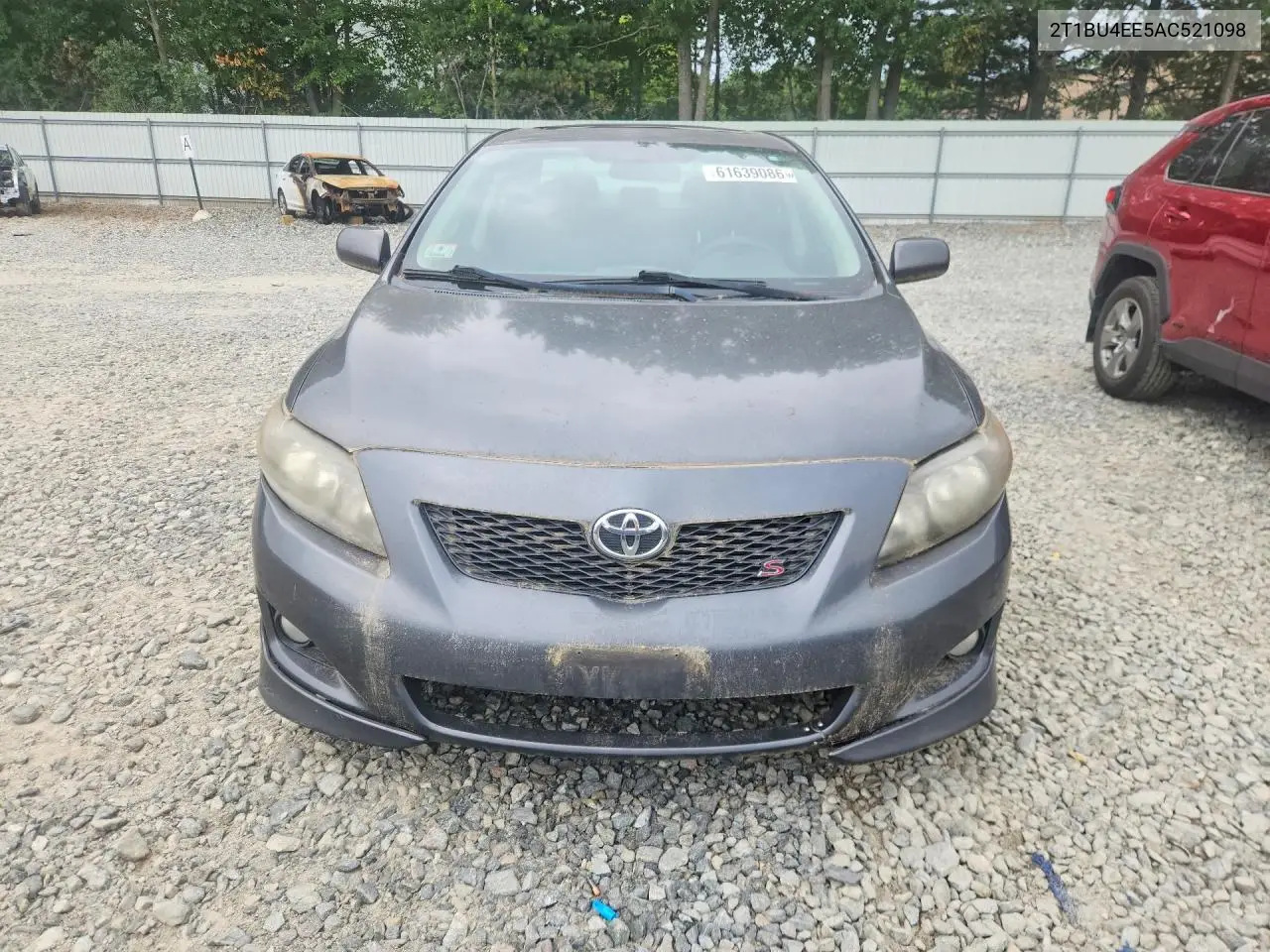 2010 Toyota Corolla S VIN: 2T1BU4EE5AC521098 Lot: 61639086