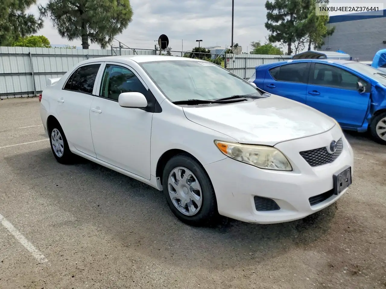 2010 Toyota Corolla Le VIN: 1NXBU4EE2AZ376441 Lot: 61770336