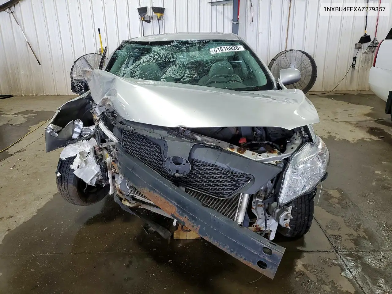 2010 Toyota Corolla Le VIN: 1NXBU4EEXAZ279357 Lot: 61816926