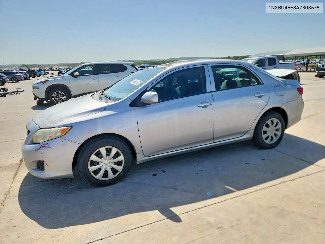 2010 Toyota Corolla Le VIN: 1NXBU4EE8AZ308578 Lot: 61841596