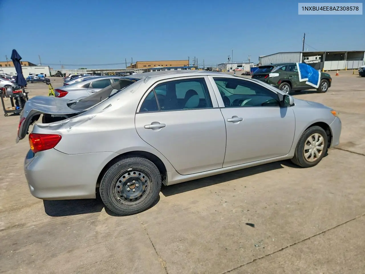 2010 Toyota Corolla Le VIN: 1NXBU4EE8AZ308578 Lot: 61841596