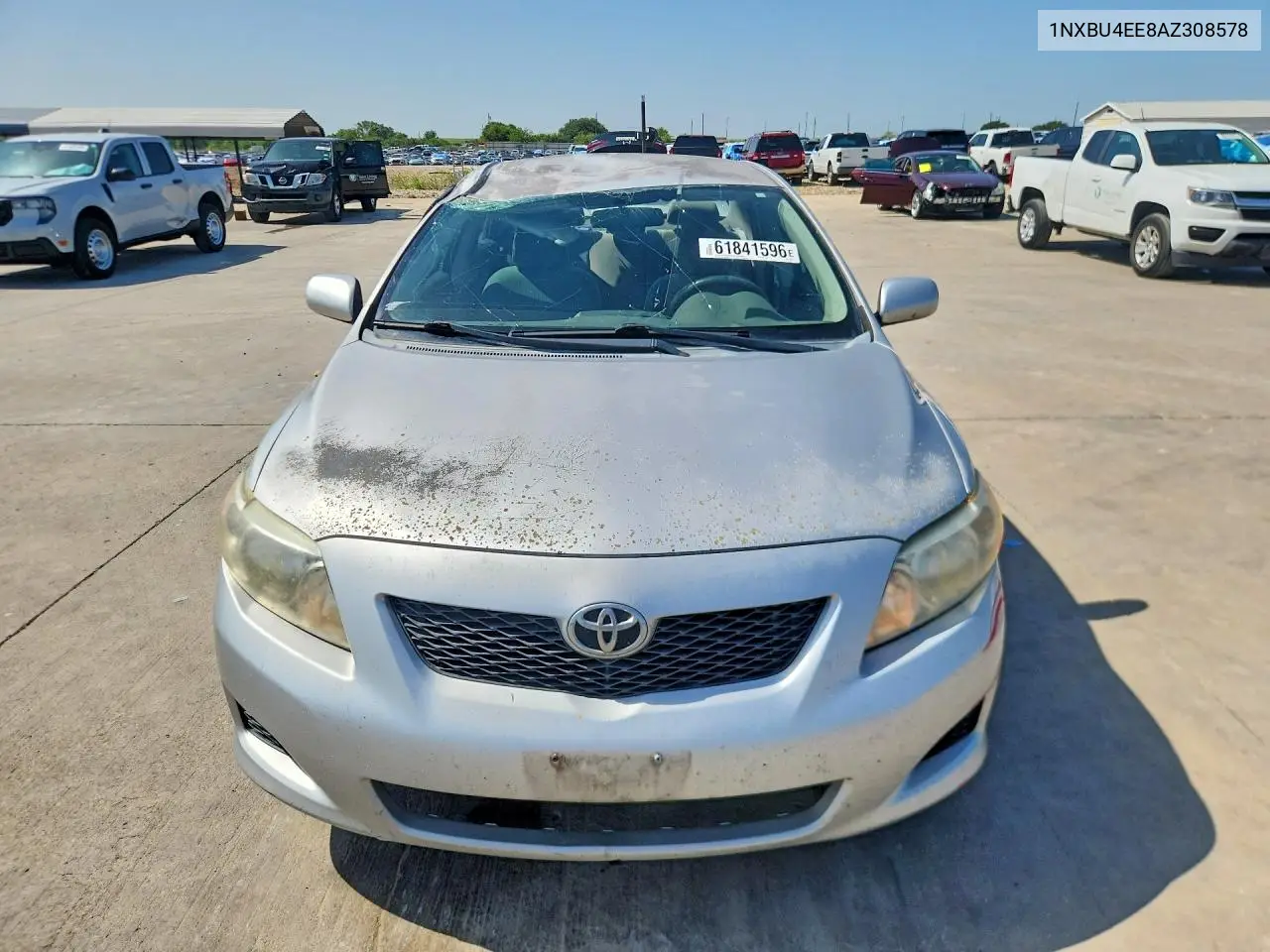 2010 Toyota Corolla Le VIN: 1NXBU4EE8AZ308578 Lot: 61841596