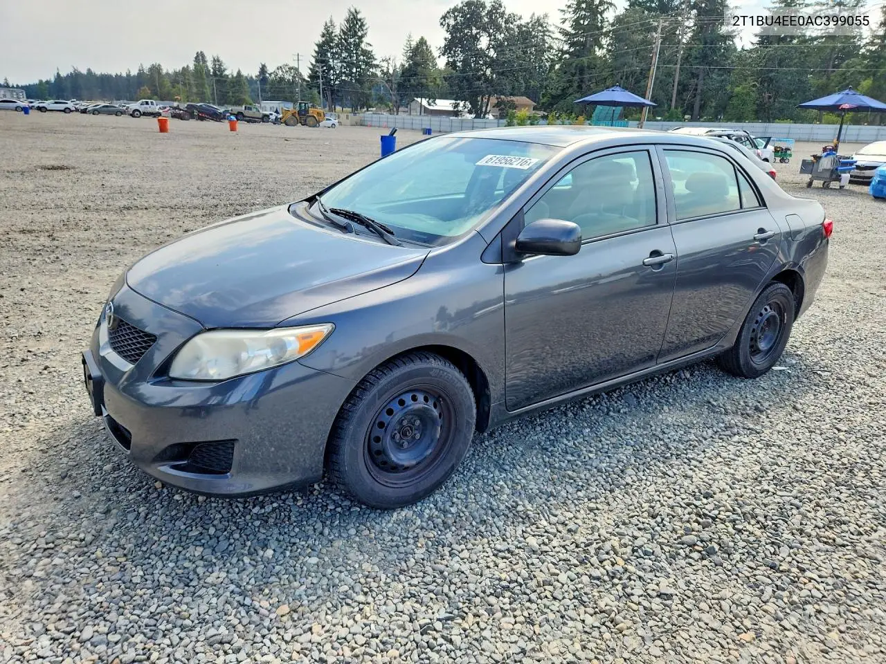 2010 Toyota Corolla Le VIN: 2T1BU4EE0AC399055 Lot: 61956216