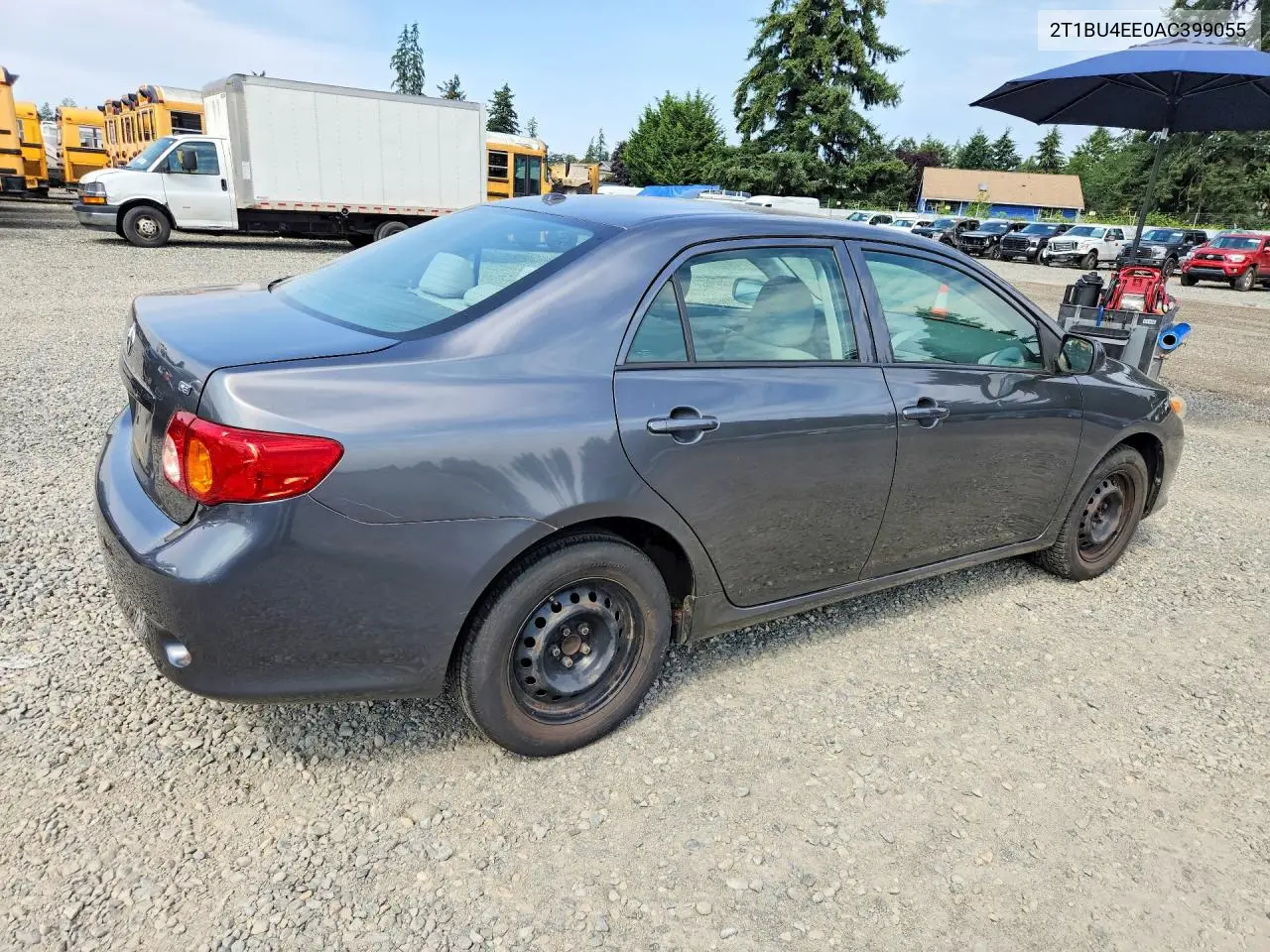 2010 Toyota Corolla Le VIN: 2T1BU4EE0AC399055 Lot: 61956216