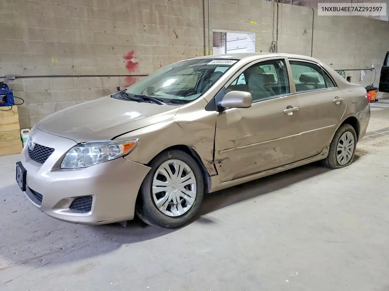 2010 Toyota Corolla Le VIN: 1NXBU4EE7AZ292597 Lot: 62002386
