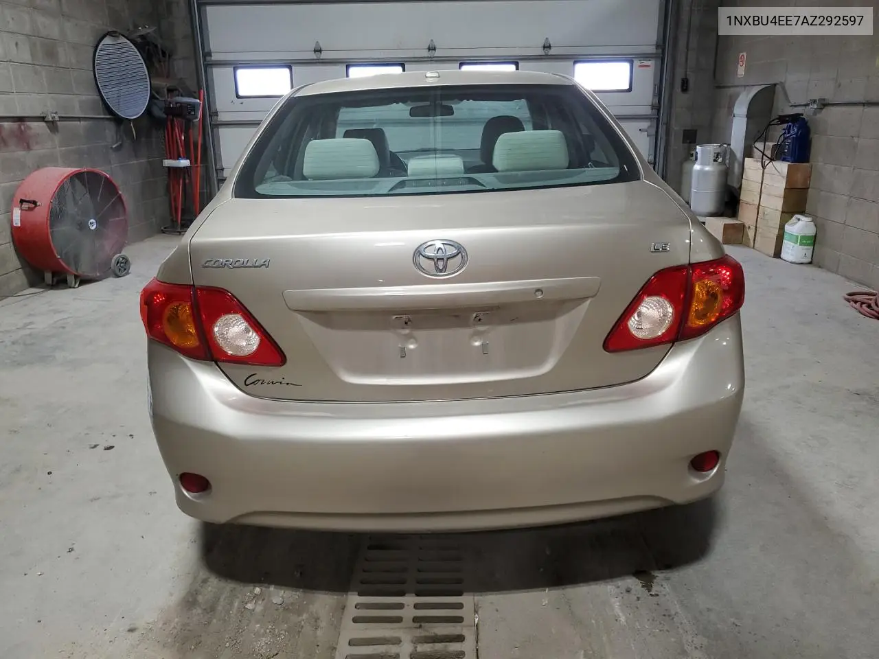 2010 Toyota Corolla Le VIN: 1NXBU4EE7AZ292597 Lot: 62002386