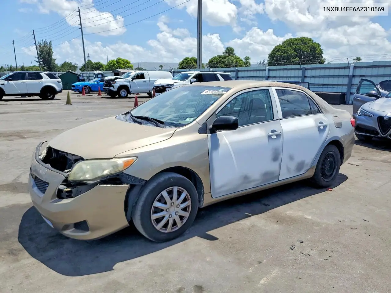 2010 Toyota Corolla Base VIN: 1NXBU4EE6AZ310569 Lot: 62265826