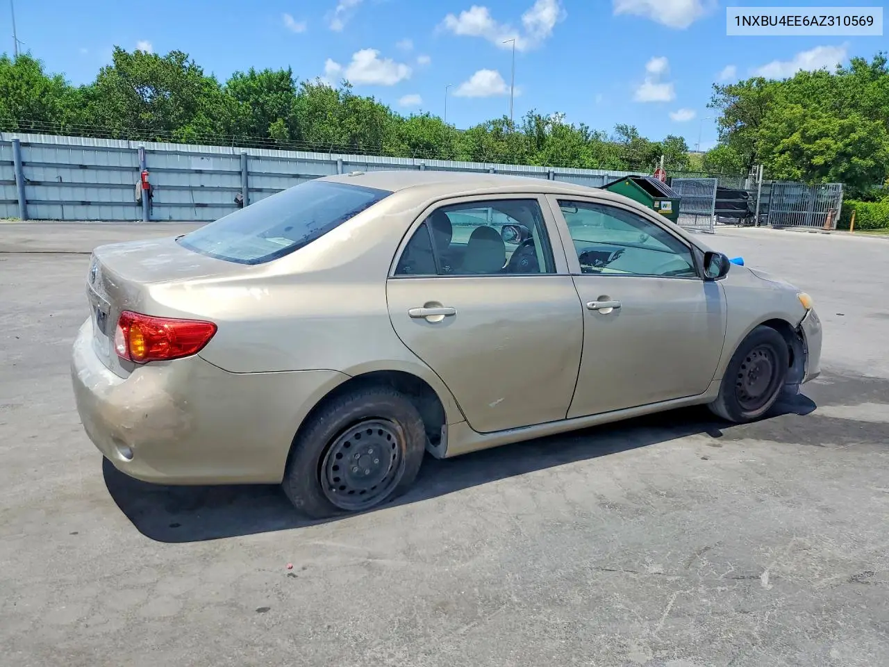 2010 Toyota Corolla Base VIN: 1NXBU4EE6AZ310569 Lot: 62265826