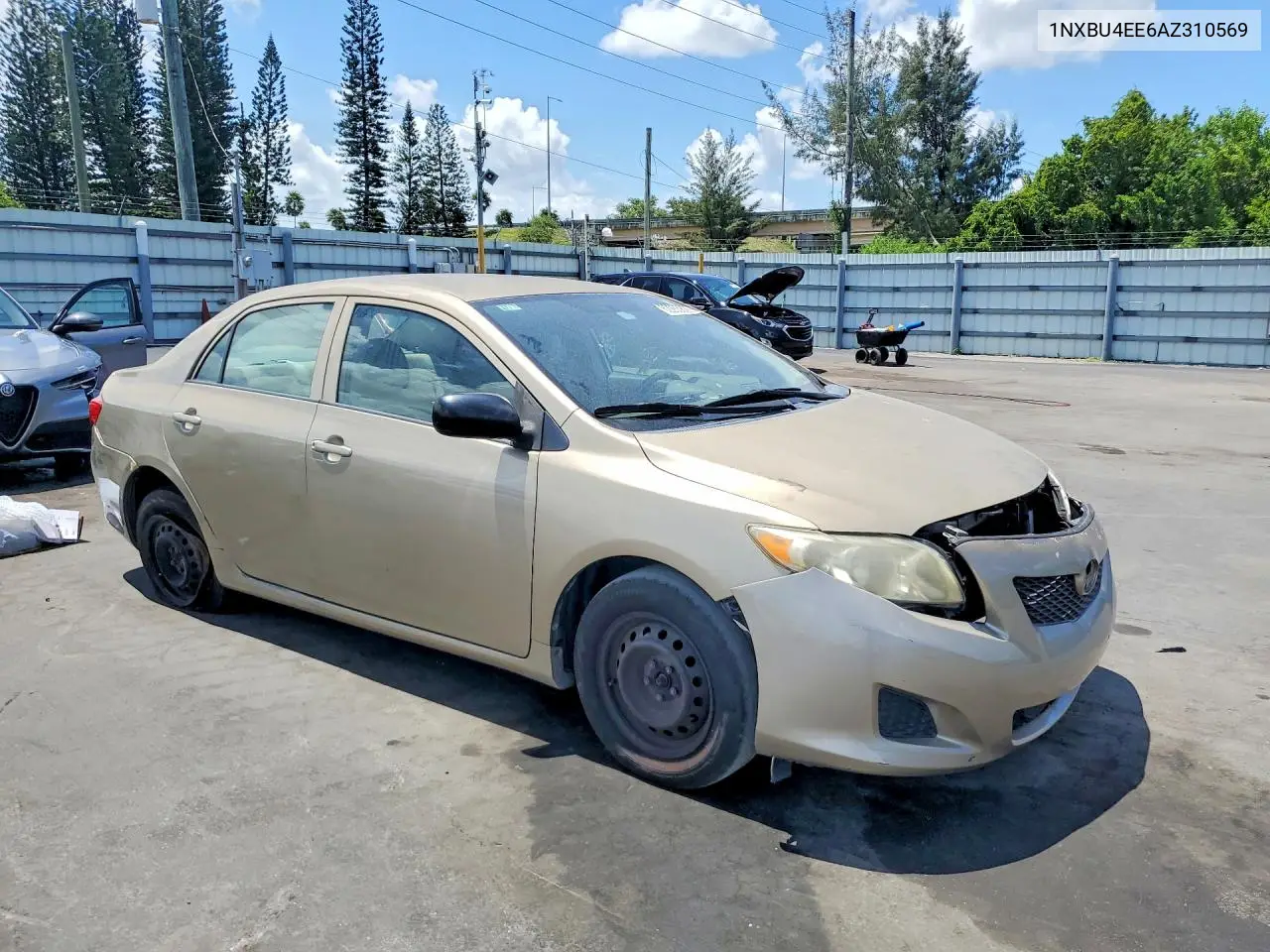 2010 Toyota Corolla Base VIN: 1NXBU4EE6AZ310569 Lot: 62265826