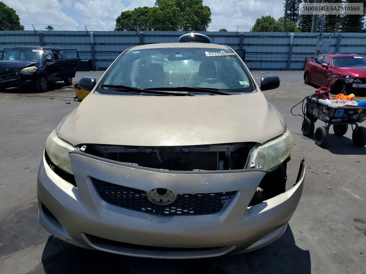 2010 Toyota Corolla Base VIN: 1NXBU4EE6AZ310569 Lot: 62265826