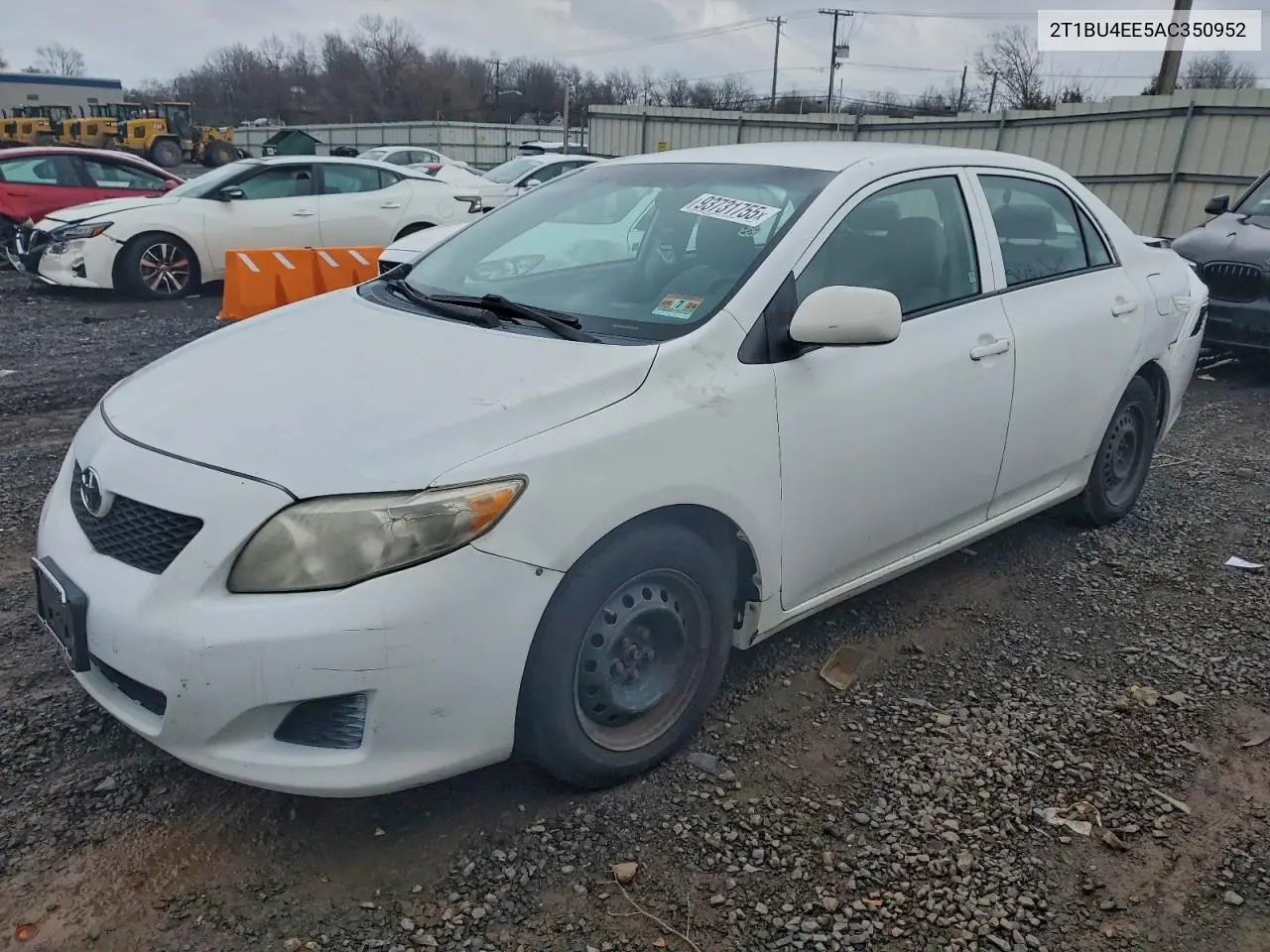 2T1BU4EE5AC350952 2010 Toyota Corolla Base