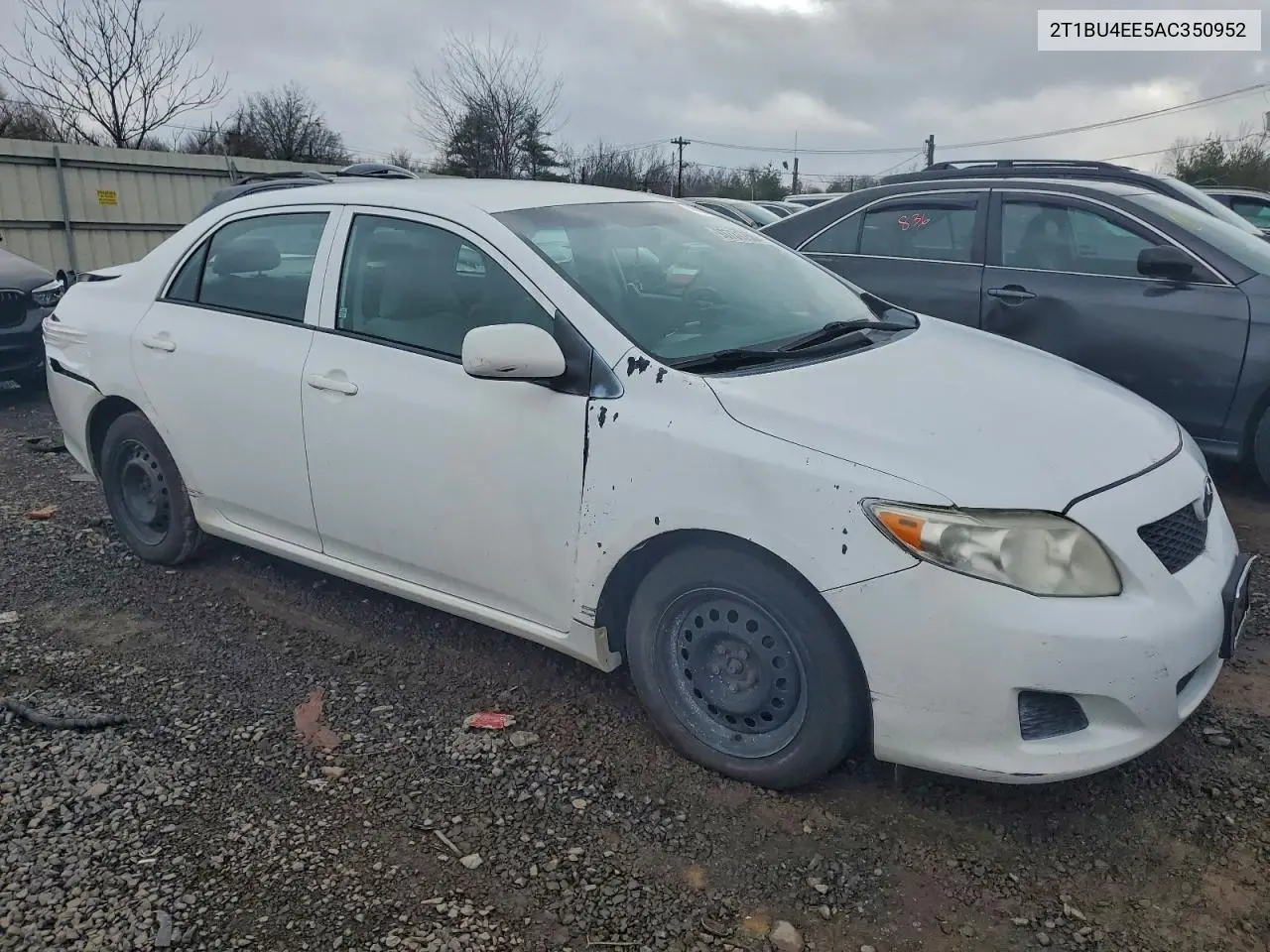 2T1BU4EE5AC350952 2010 Toyota Corolla Base