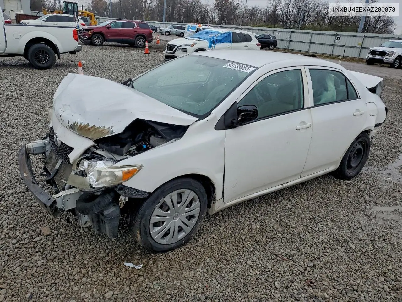 1NXBU4EEXAZ280878 2010 Toyota Corolla Base