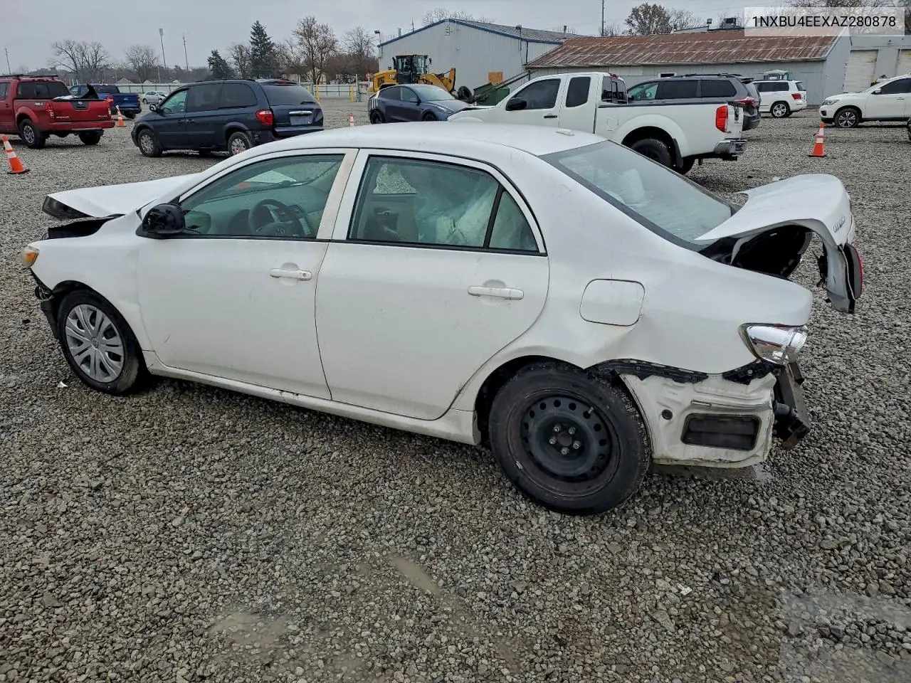 1NXBU4EEXAZ280878 2010 Toyota Corolla Base
