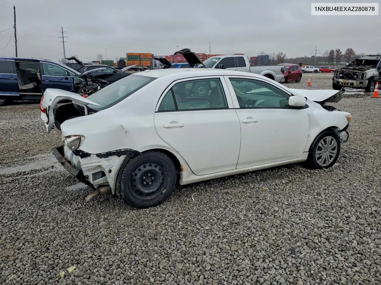 1NXBU4EEXAZ280878 2010 Toyota Corolla Base