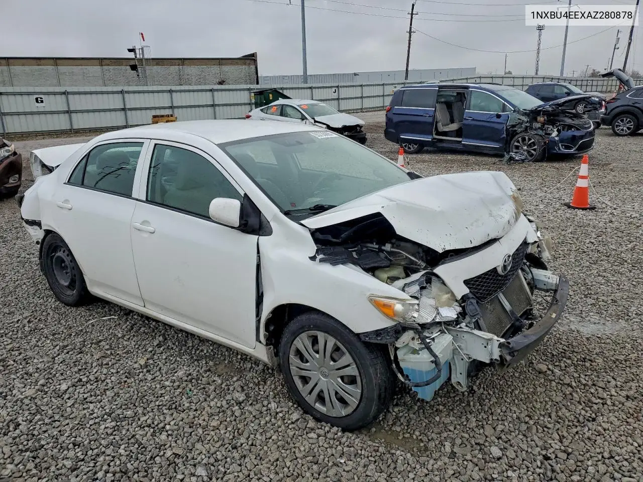 1NXBU4EEXAZ280878 2010 Toyota Corolla Base
