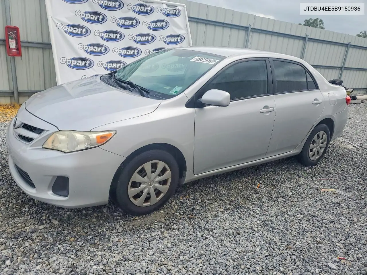 2011 Toyota Corolla Le VIN: JTDBU4EE5B9150936 Lot: 57744576