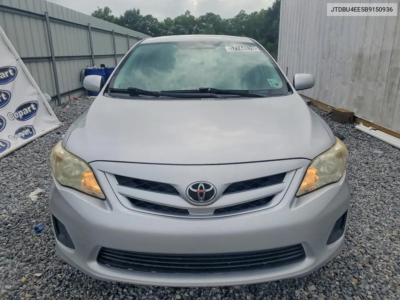 2011 Toyota Corolla Le VIN: JTDBU4EE5B9150936 Lot: 57744576