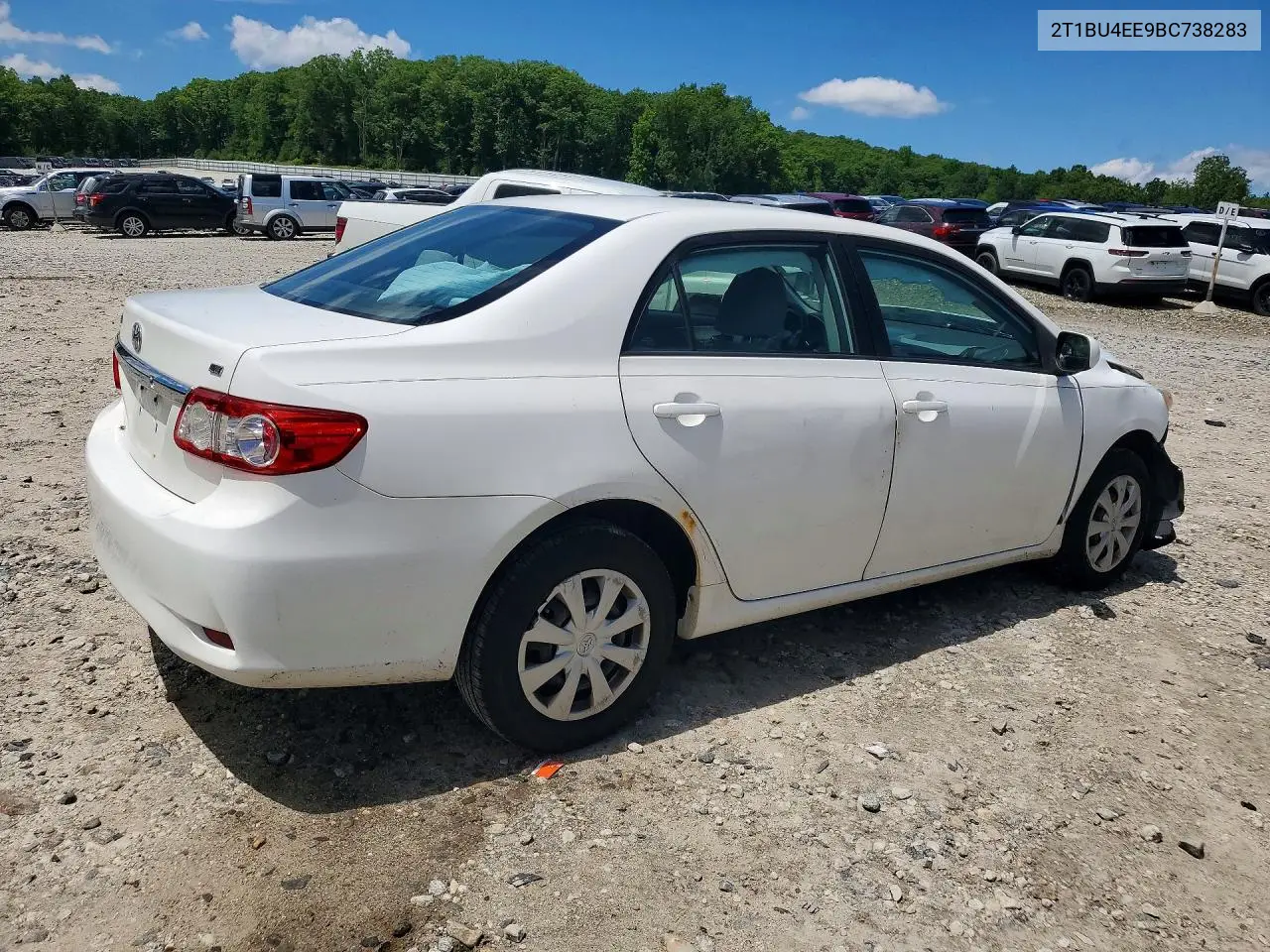 2011 Toyota Corolla Le VIN: 2T1BU4EE9BC738283 Lot: 58308676