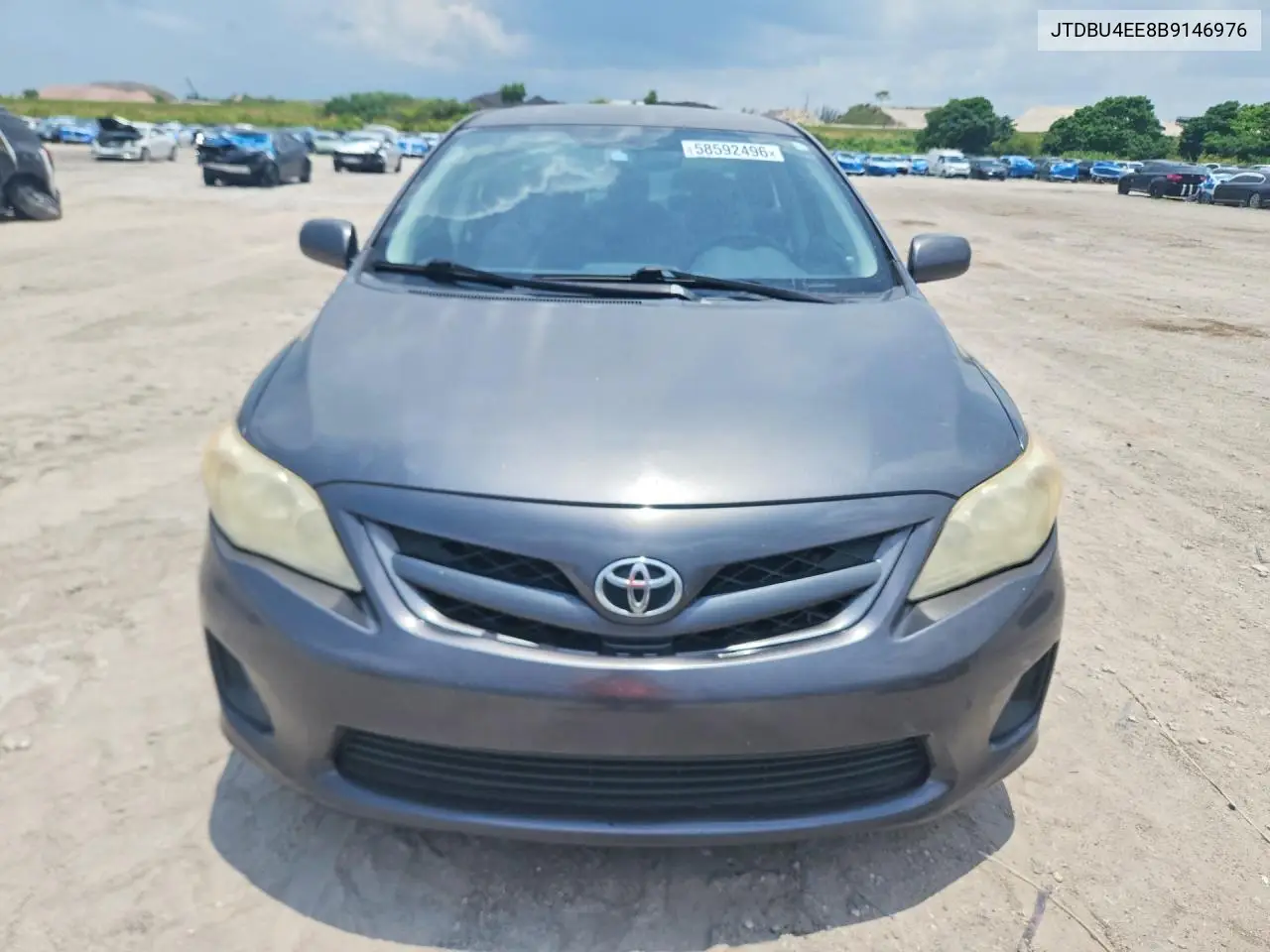 2011 Toyota Corolla Le VIN: JTDBU4EE8B9146976 Lot: 58592496