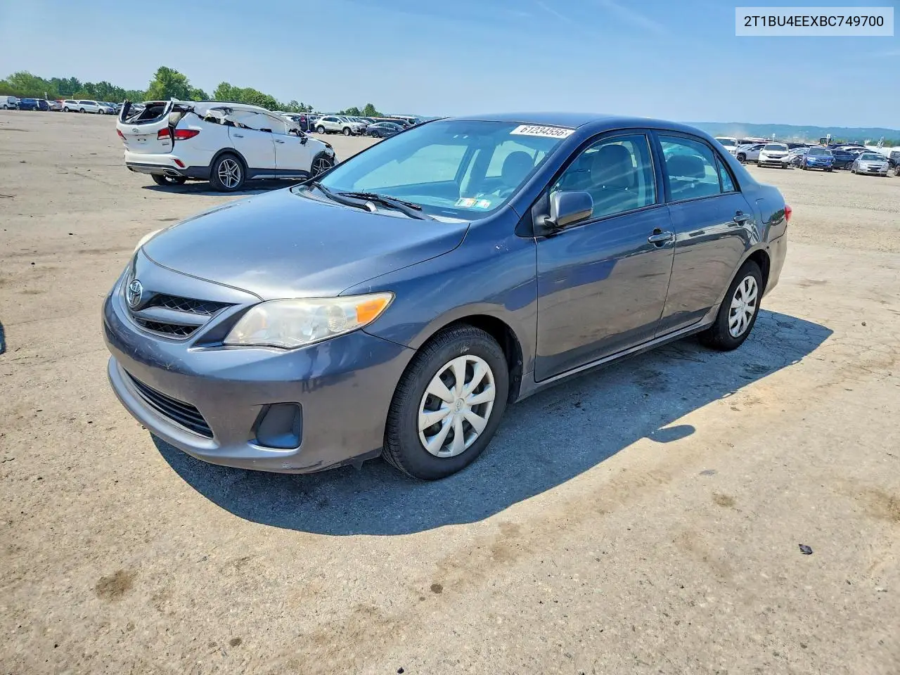 2011 Toyota Corolla Le VIN: 2T1BU4EEXBC749700 Lot: 61234556