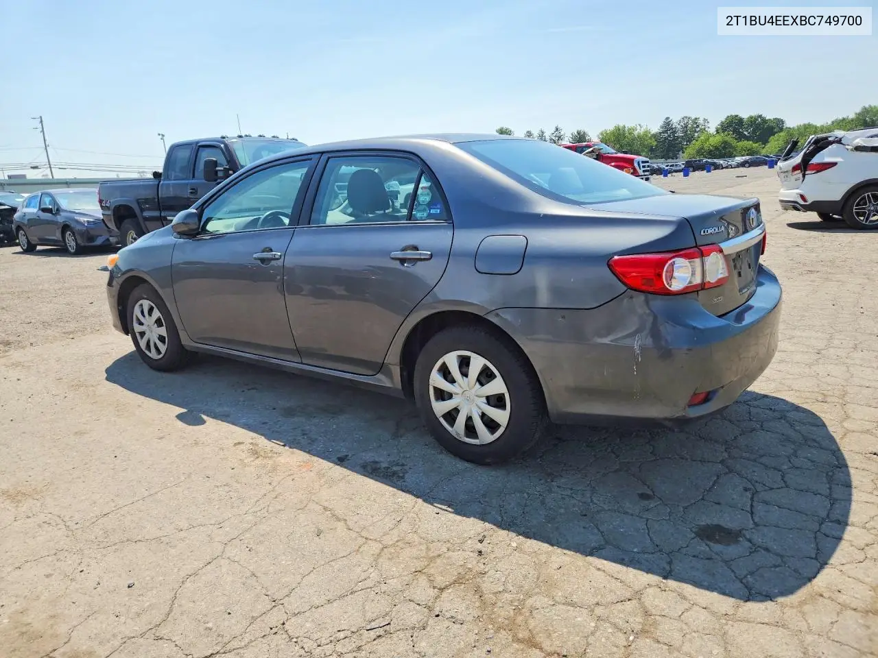 2011 Toyota Corolla Le VIN: 2T1BU4EEXBC749700 Lot: 61234556