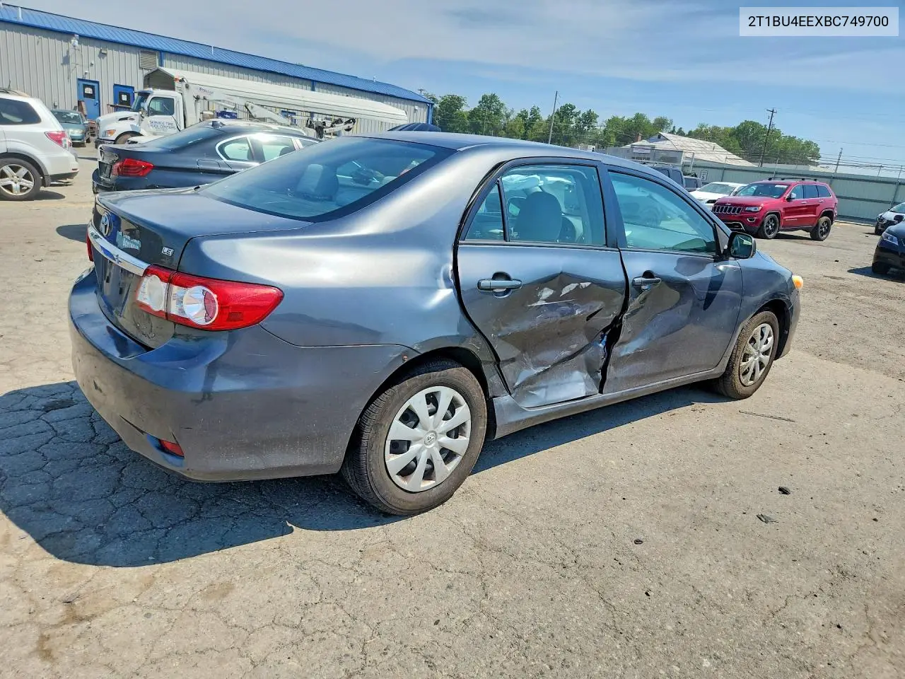 2011 Toyota Corolla Le VIN: 2T1BU4EEXBC749700 Lot: 61234556