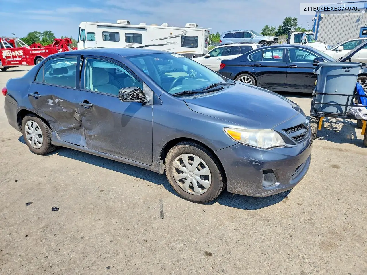 2011 Toyota Corolla Le VIN: 2T1BU4EEXBC749700 Lot: 61234556