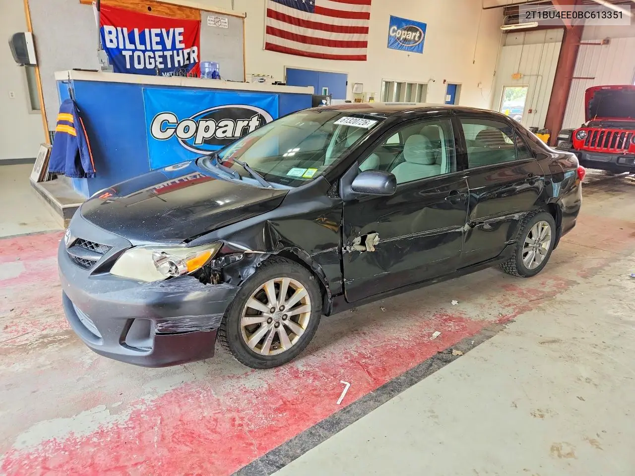 2011 Toyota Corolla Le VIN: 2T1BU4EE0BC613351 Lot: 61320726