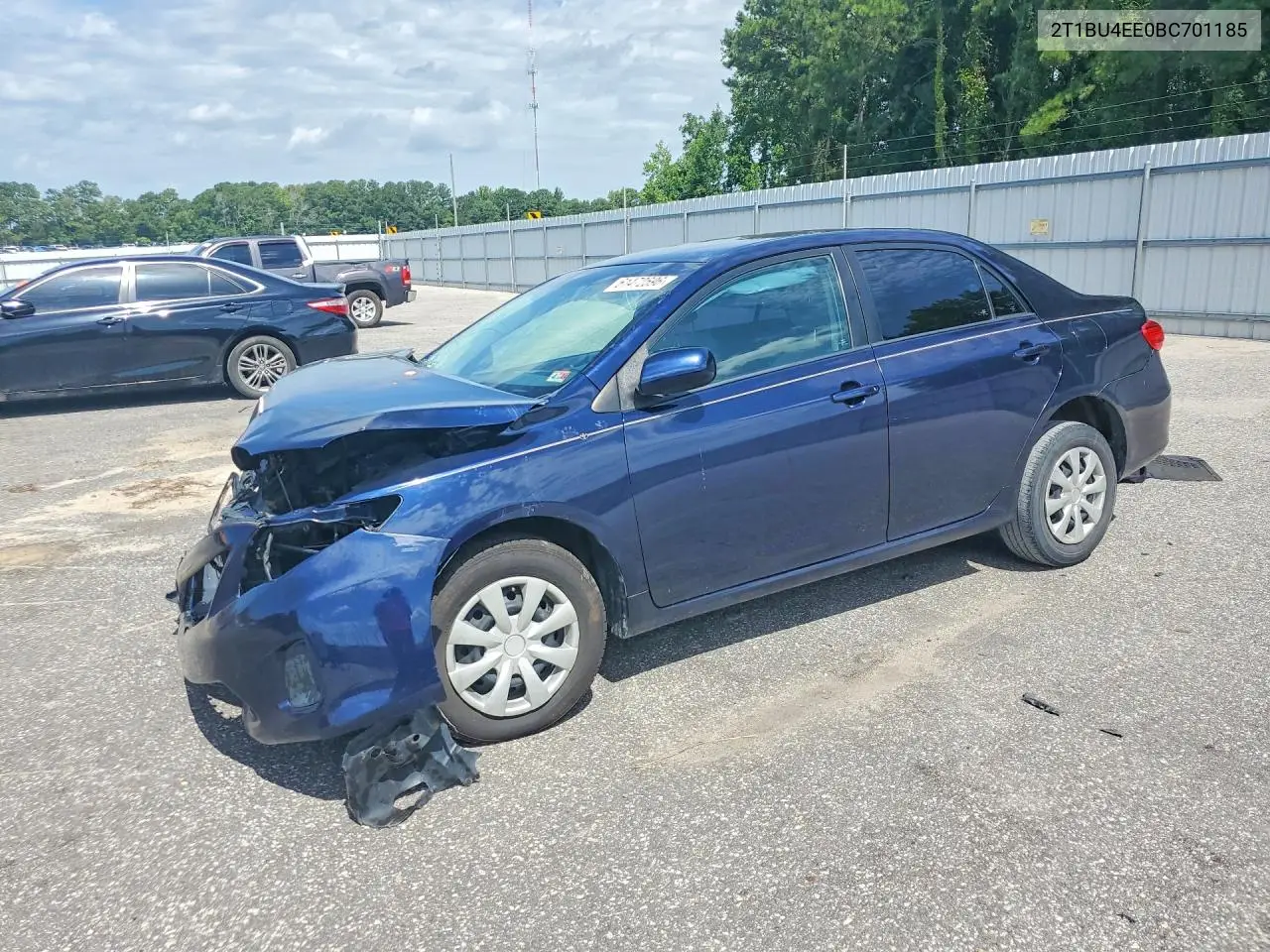 2011 Toyota Corolla Le VIN: 2T1BU4EE0BC701185 Lot: 61472596