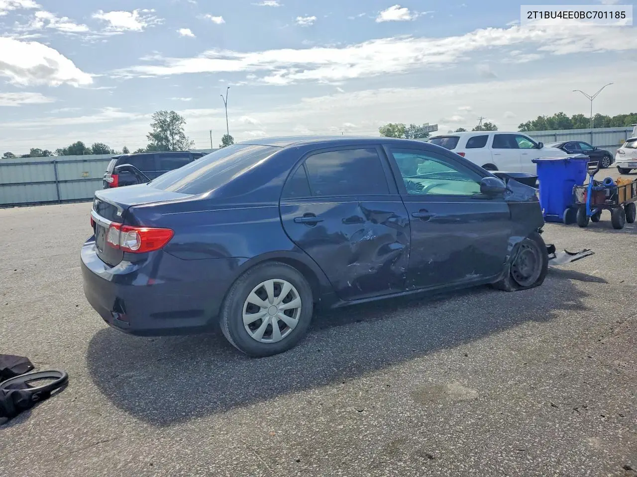 2011 Toyota Corolla Le VIN: 2T1BU4EE0BC701185 Lot: 61472596