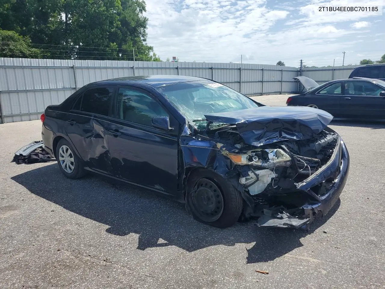 2011 Toyota Corolla Le VIN: 2T1BU4EE0BC701185 Lot: 61472596