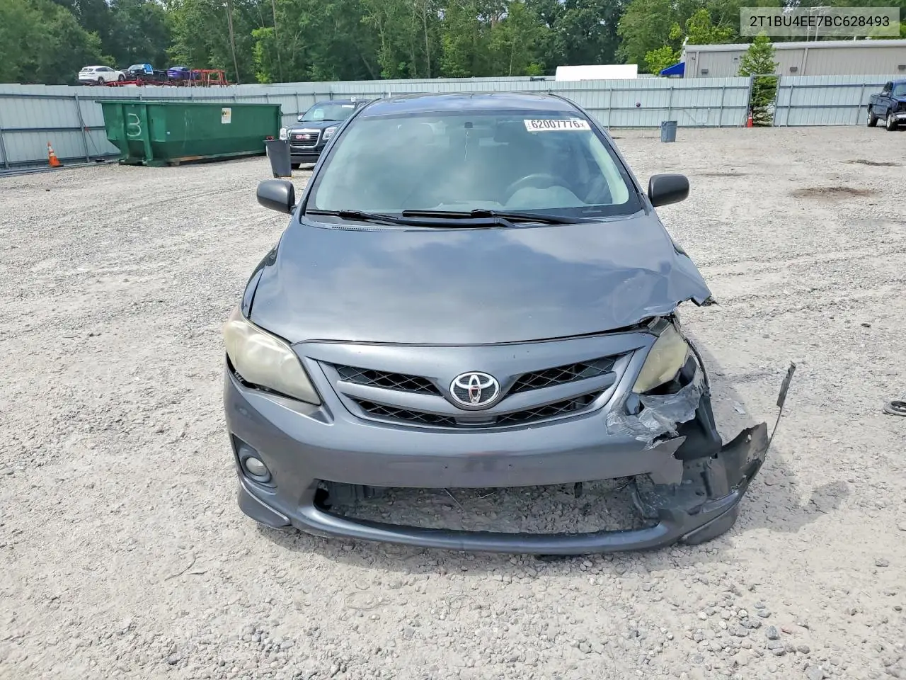 2011 Toyota Corolla S VIN: 2T1BU4EE7BC628493 Lot: 62007776